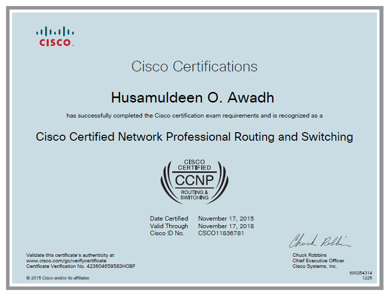 Cisco CCNP