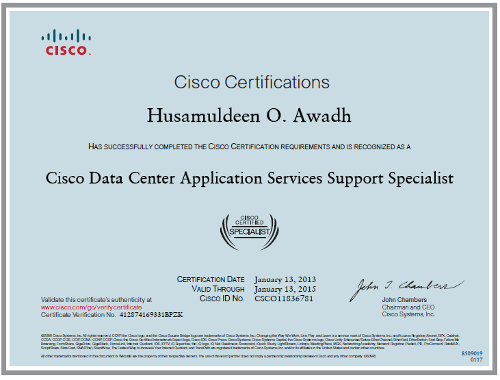 Cisco Data Center Support